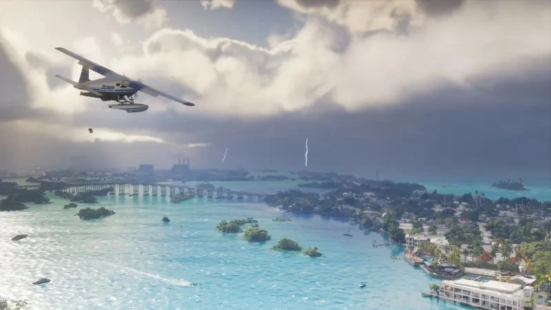GTA 6 beach weather from Game Informer's 12 screenshots.