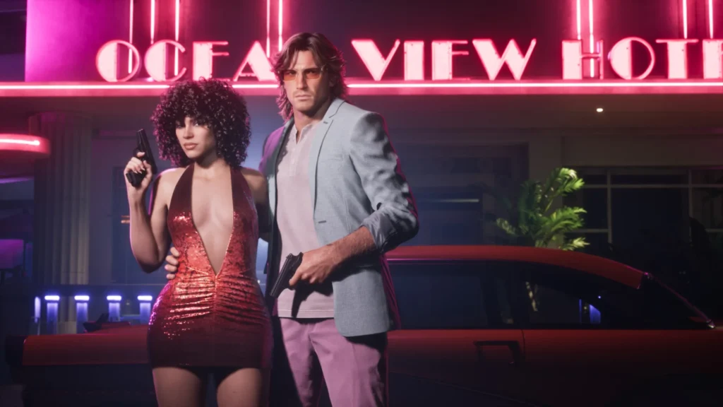 JASON AND LUCIA FROM GTA 6 VINTAGE VICE CITY PACK